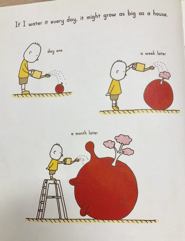 It Might Be An Apple by Shinsuke Yoshitake Children's Book 4 Capella Preschool